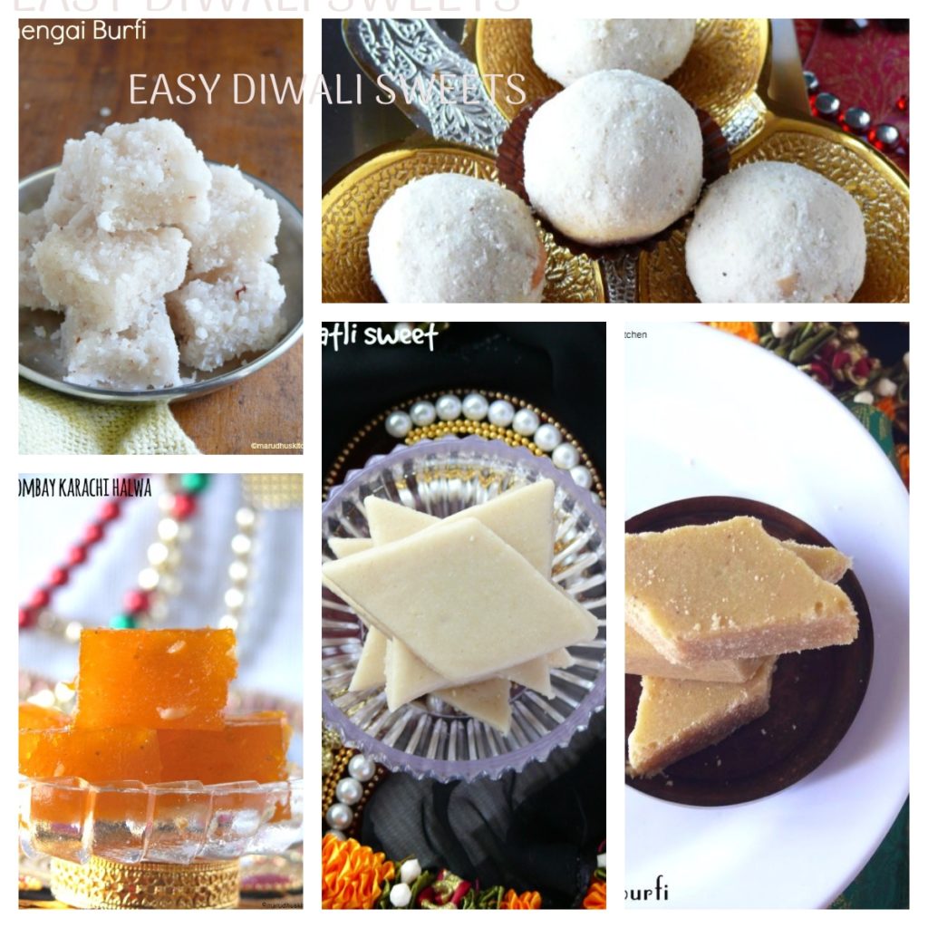 5 Easy and Quick Diwali sweets to make any time Marudhuskitchen